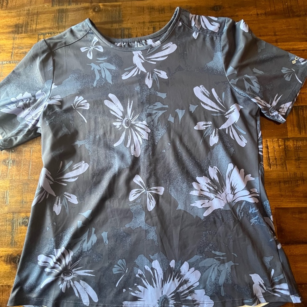 Floral Gray Women's Top
